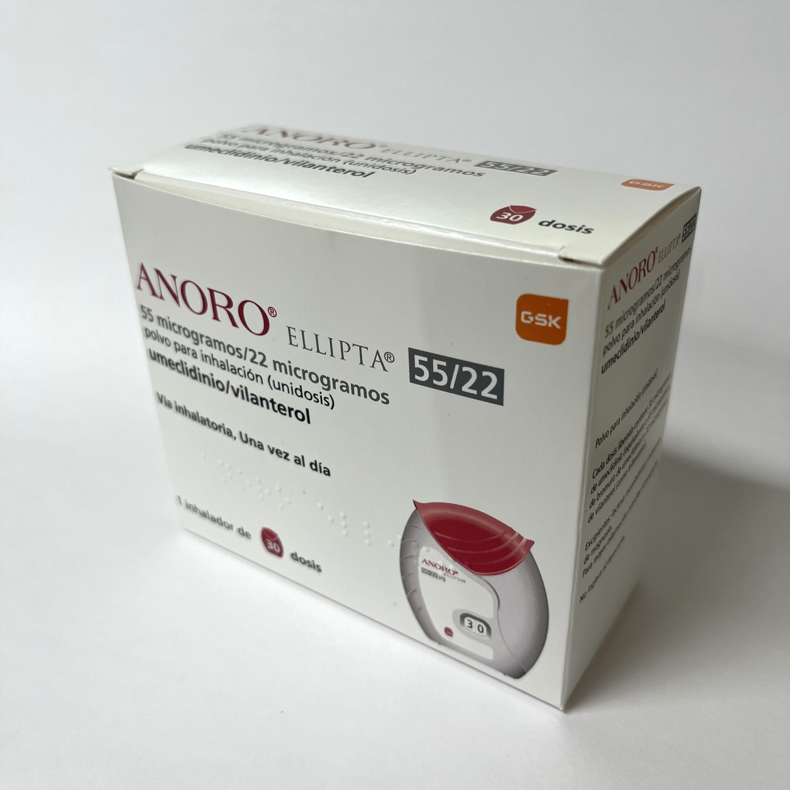ANORO ELLIPTA 55mcg/22mcg polvo para inhalacion (30 unidosis)