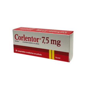 CORLENTOR 7,5 mg 56 comprimidos recubiertos