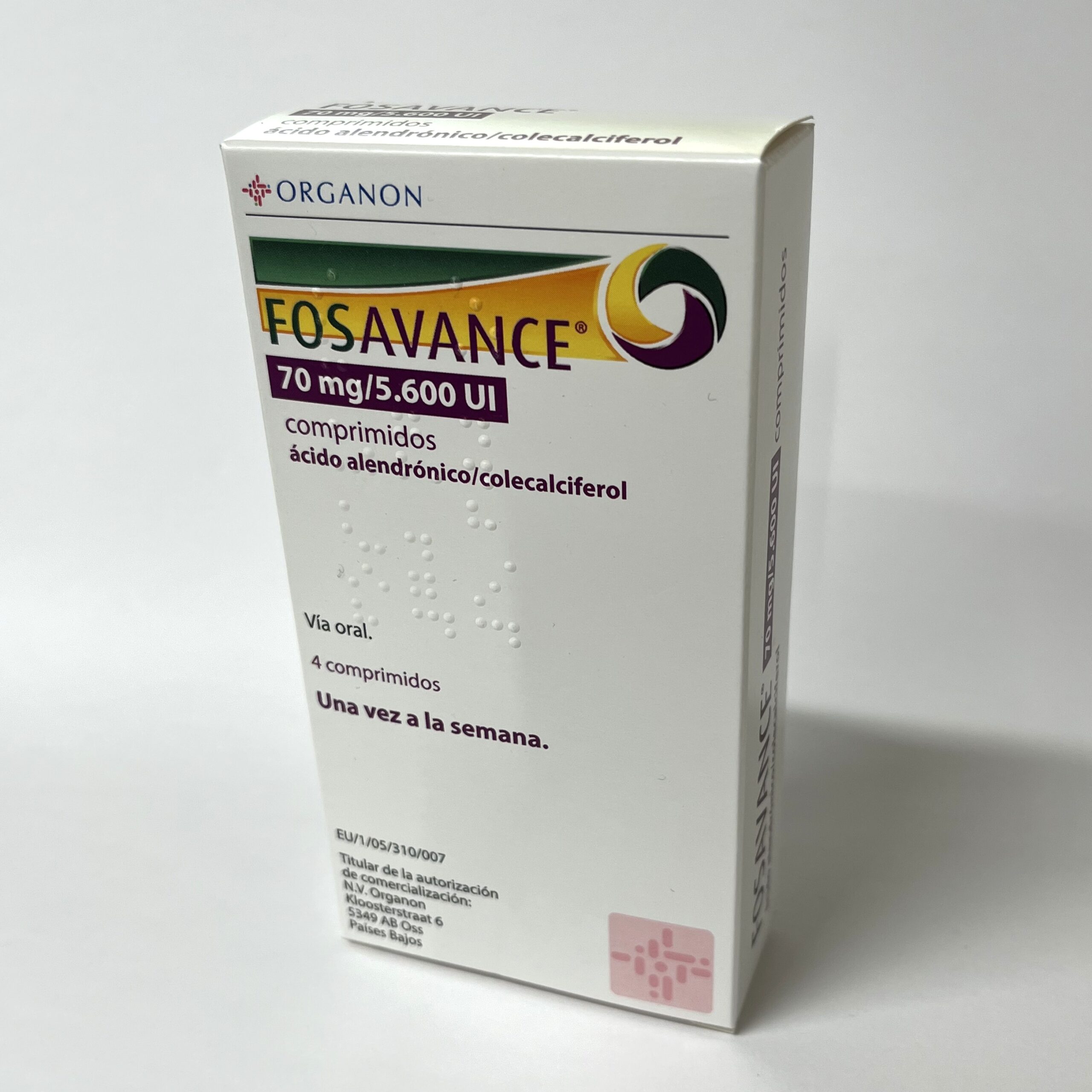 FOSAVANCE 70 mg/5600 UI 4 comprimidos (Stock limitado)