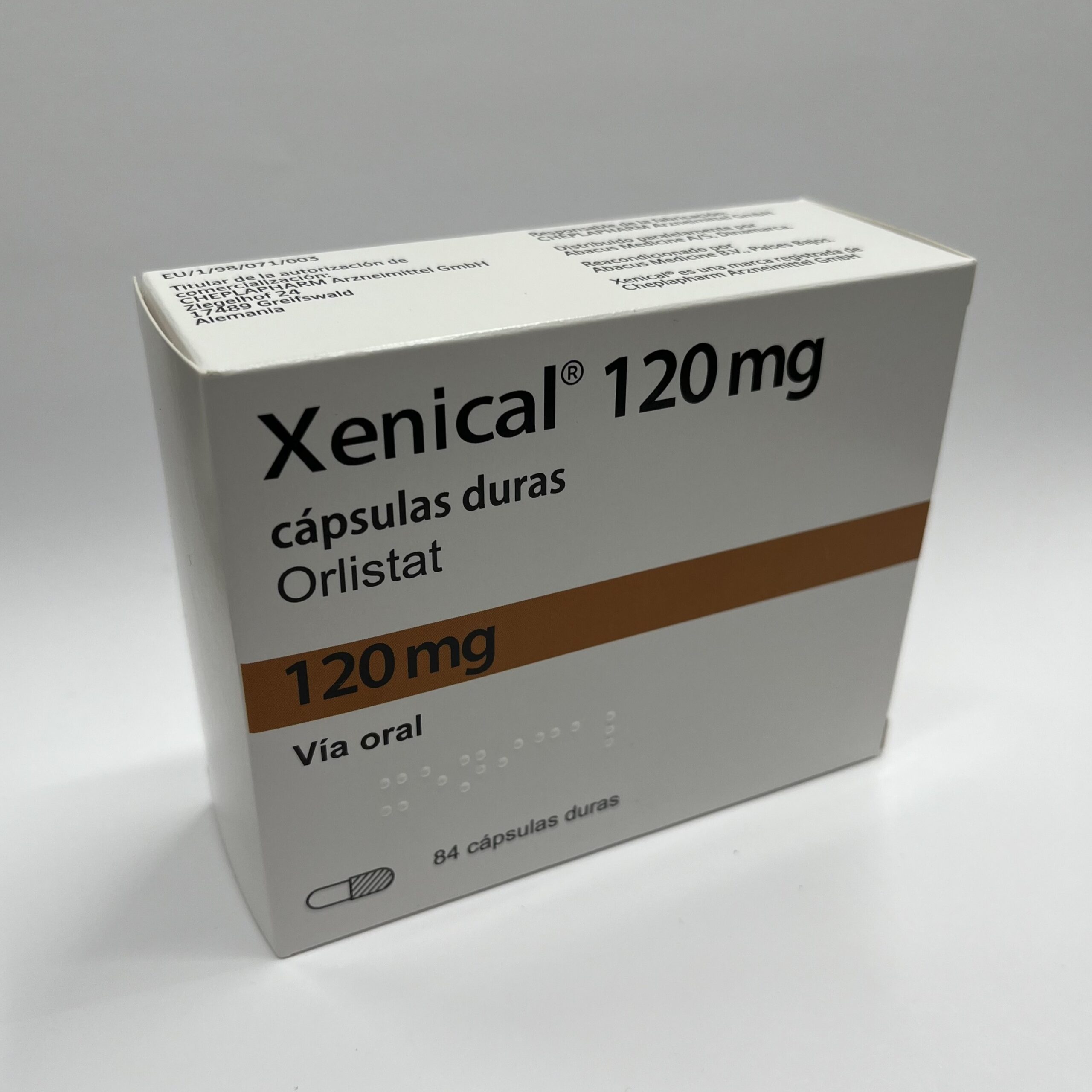 XENICAL 120 mg 84 cápsulas