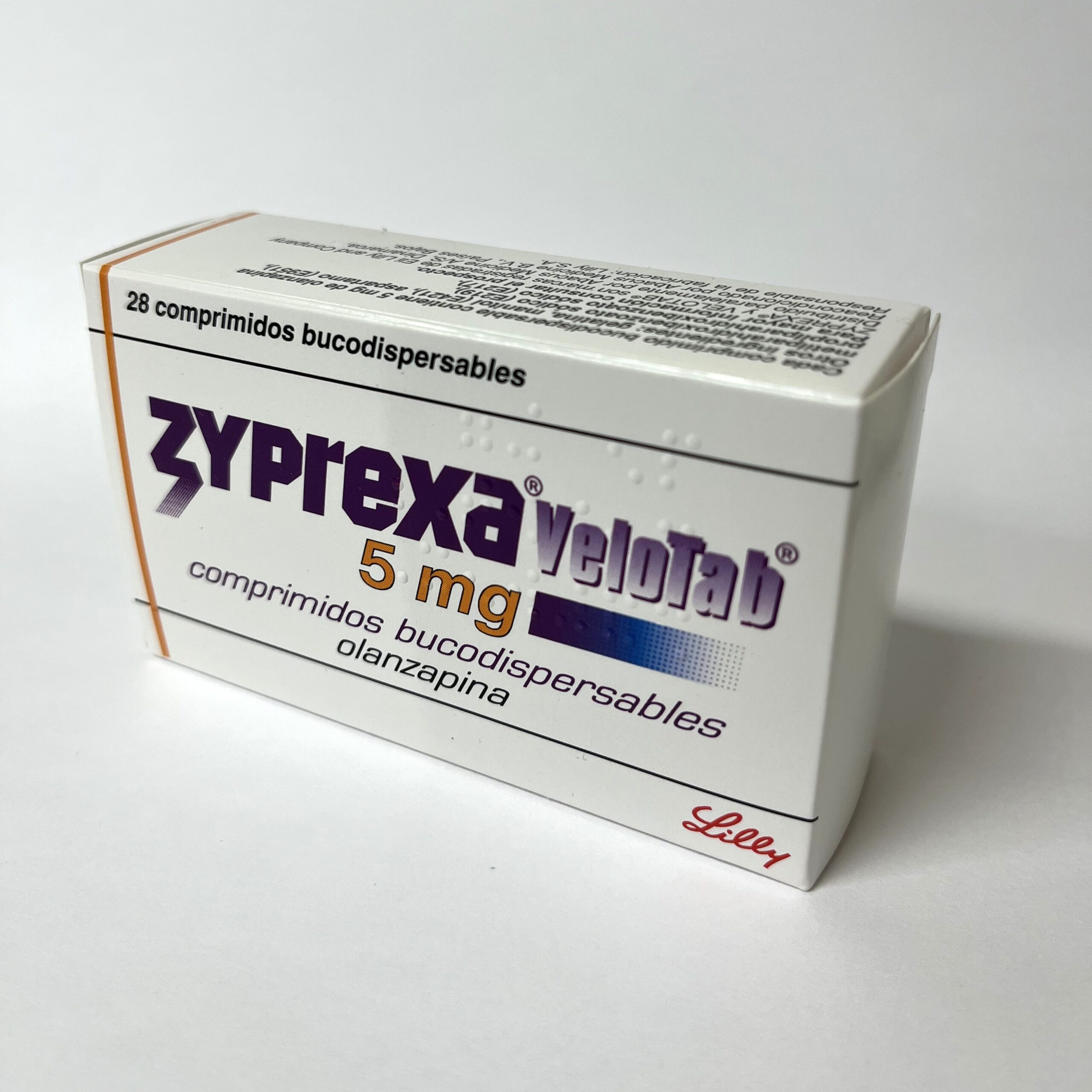 ZYPREXA VELOTAB 5 mg 28 comprimidos bucodispersables