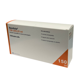 BEMFOLA 150 UI 10 plumas precargadas solucion inyectable 0,25 ml
