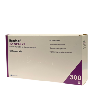 BEMFOLA 300 UI 10 plumas precargadas solucion inyectable 0,5 ml