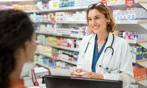 Pharmacist-helping-customer
